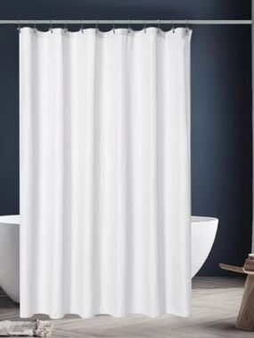 Made by Design Shower Curtain Liner White Fabric